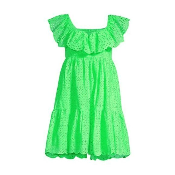 đ NWT LILLYâPULITZERâAsteriaâEyeletâBabydollâDressâw/PocketsâSIZEâ4âMSRPâ$238 - Picture 8 of 16